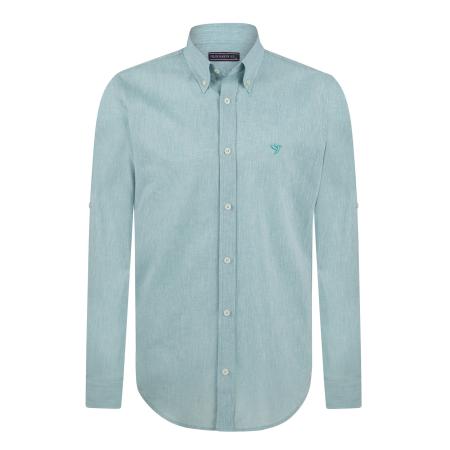 Felix Hardy Felix Hardy Overhemd cyaan blauw