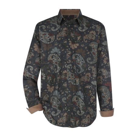 BABISTA Overhemd donkerblauw, Motief