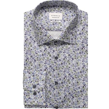 ETERNA Overhemd lichtgroen, Bedrukt
