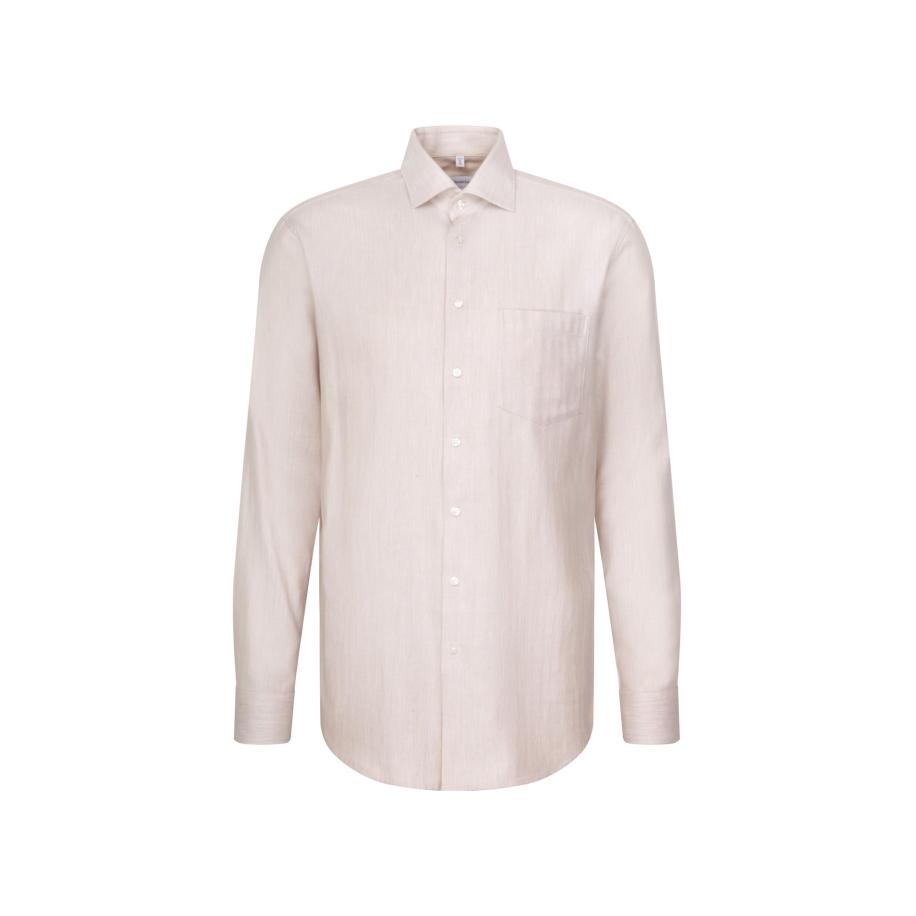 SEIDENSTICKER Zakelijk overhemd Schwarze Rose beige Bruin