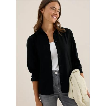 CECIL Overhemdblouse in effen kleur