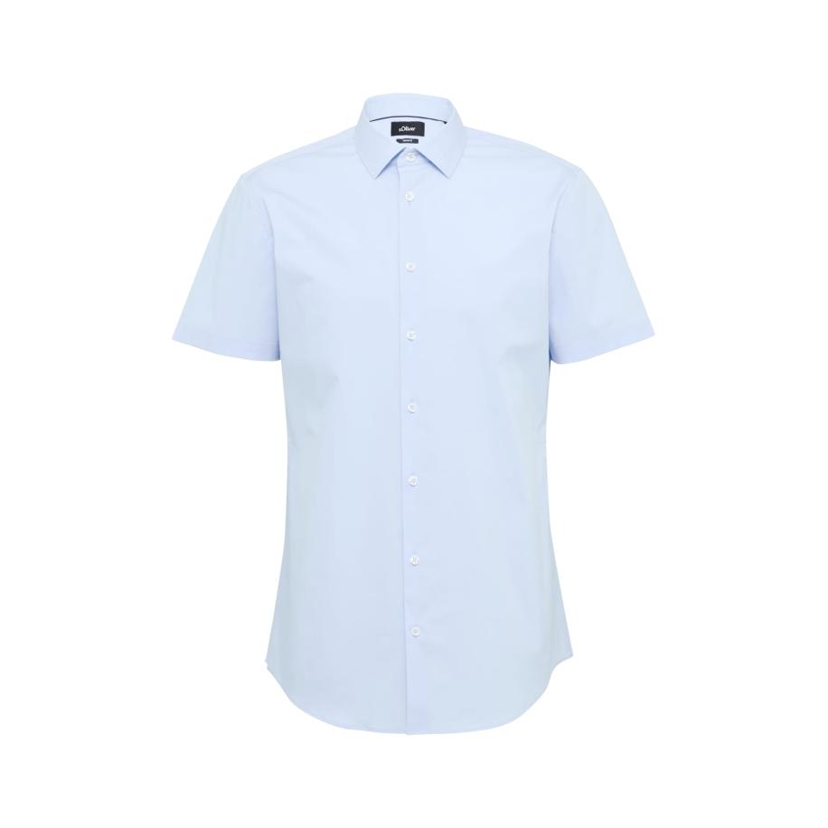 s.Oliver BLACK LABEL Overhemd lichtblauw Blauw