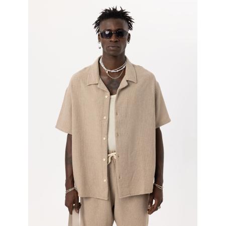 VAMOS CLO Overhemd lichtbruin