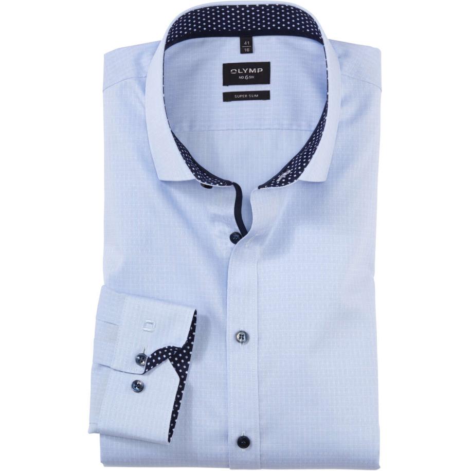 OLYMP No. Six Overhemd ML6 (vanaf 68 CM) blauw Blauw
