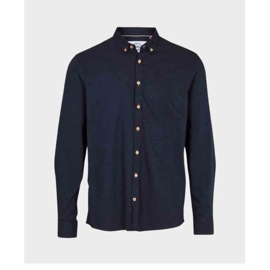 Kronstadt Kronstadt Overhemd Johan Diego navy -