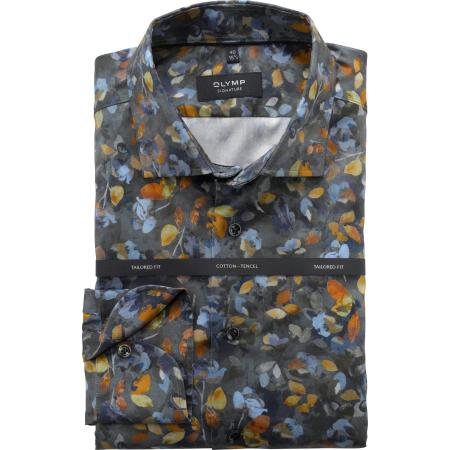 OLYMP SIGNATURE Overhemd groen, Motief