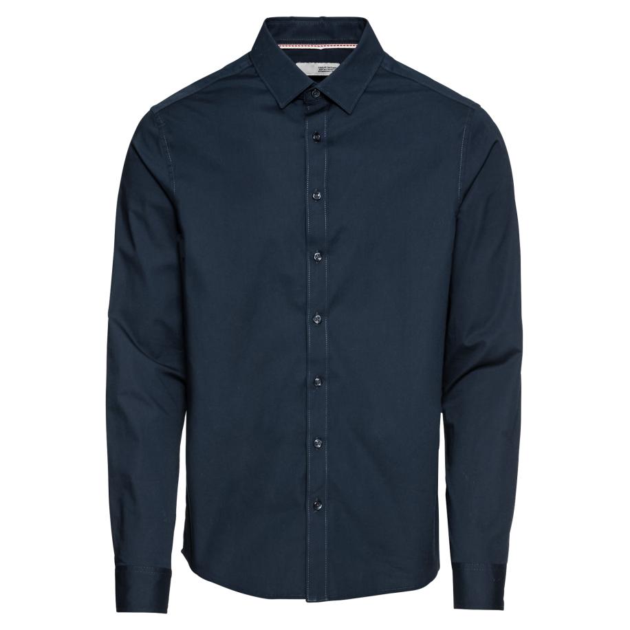 Solid !Solid Overhemd SO Tyler donkerblauw -