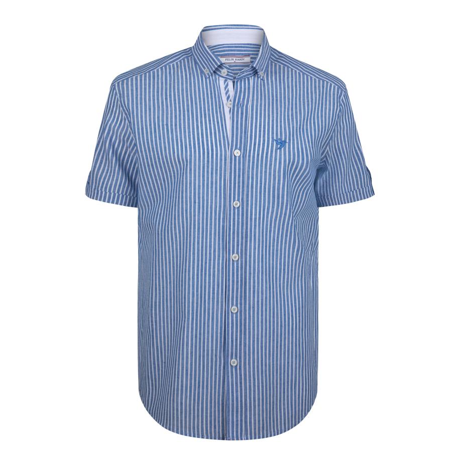 Felix Hardy Felix Hardy Overhemd blauw / wit -