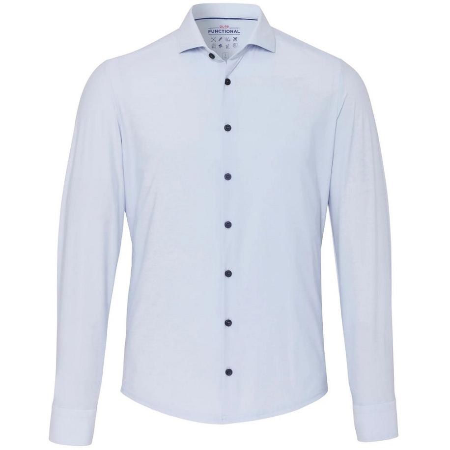 Pure The Functional Shirt Lichtblauw Blauw