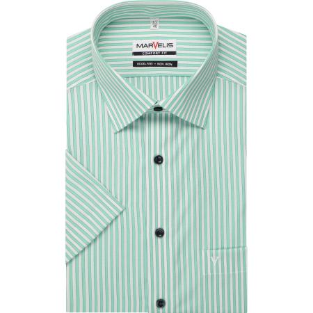 Marvelis Overhemd Korte mouw lichtgroen