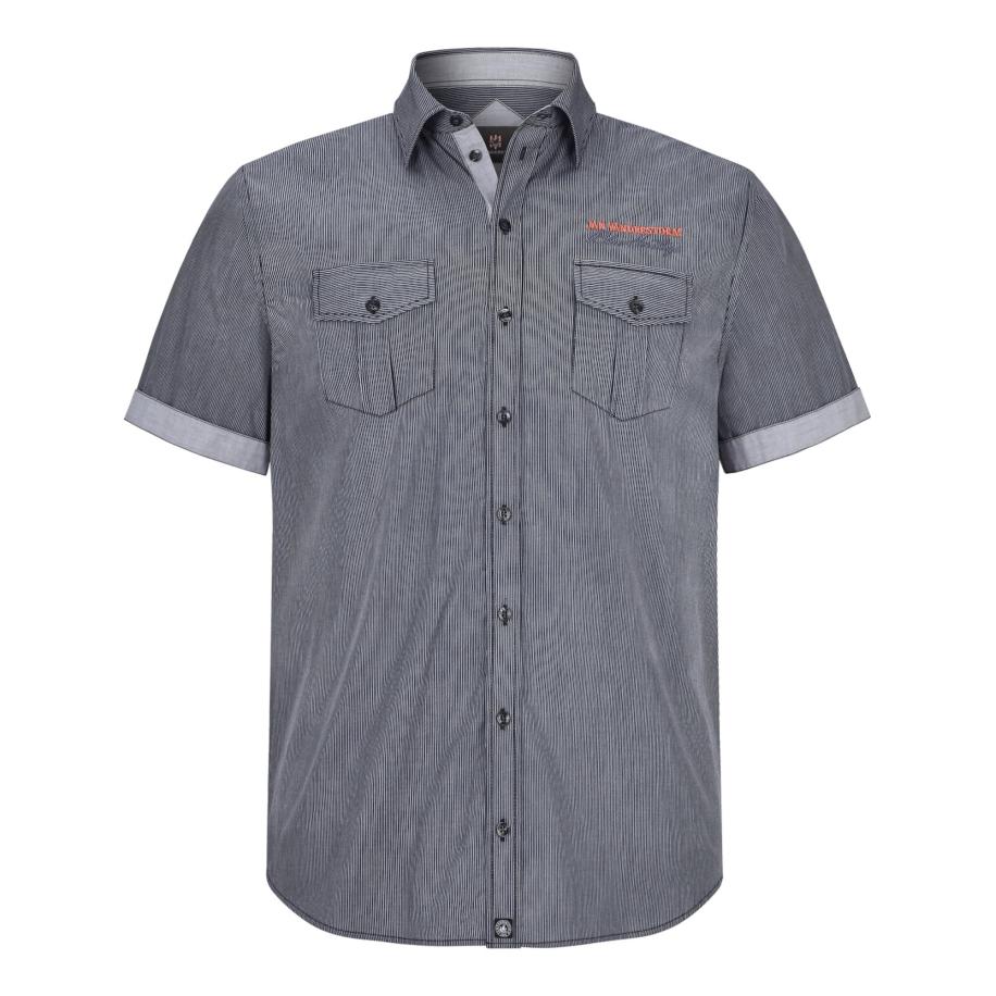 jan vanderstorm Jan Vanderstorm Overhemd Aabel grijs -