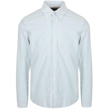 Steppin' Out Overhemd Oxford Streep Lichtgroen