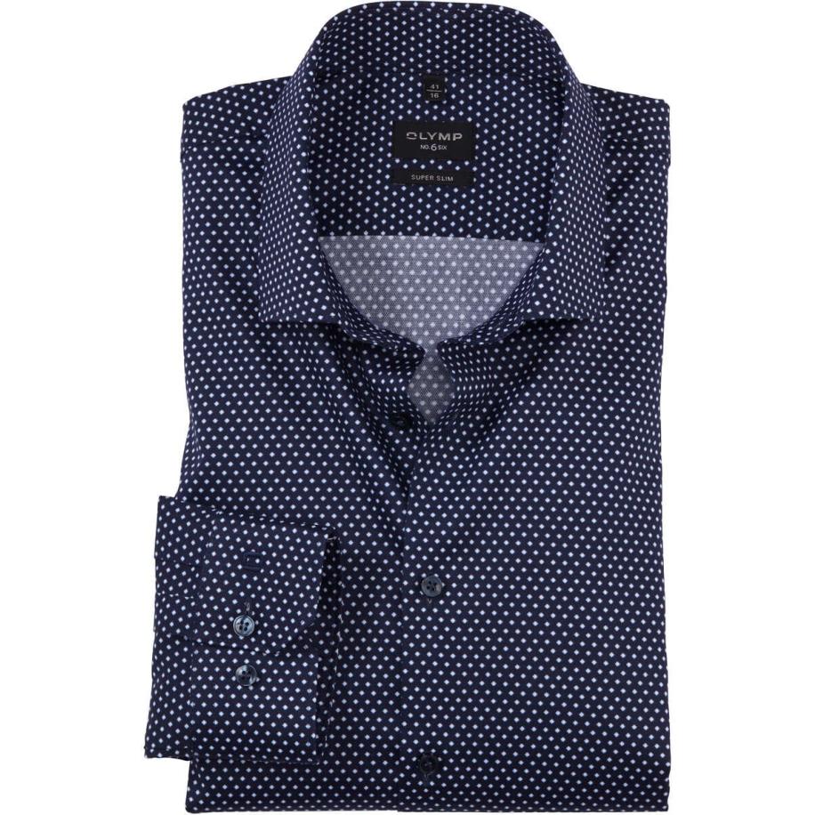 OLYMP No. Six Overhemd ML6 (vanaf 68 CM) marine Blauw