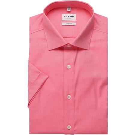 OLYMP Level Five Overhemd Korte mouw roze