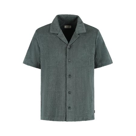 Shiwi Shiwi Overhemd Ted Geo Sun donkergroen