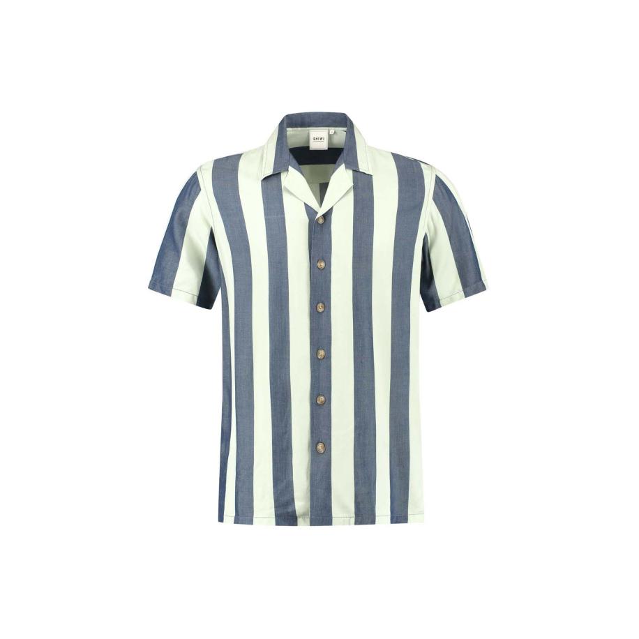 Shiwi Shiwi Overhemd Cooper crème / navy -