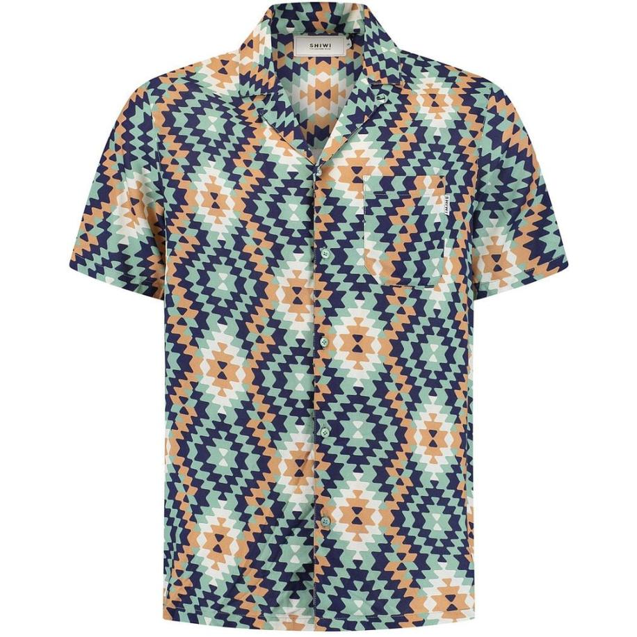 Shiwi Overhemd Mayan Geo Groen Groen