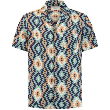 Shiwi Overhemd Mayan Geo Groen