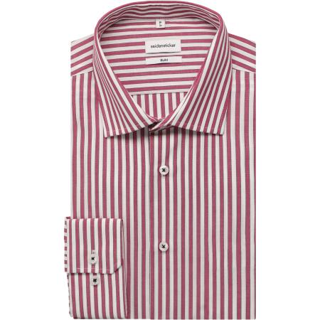 Seidensticker Overhemd roze, Gestreept
