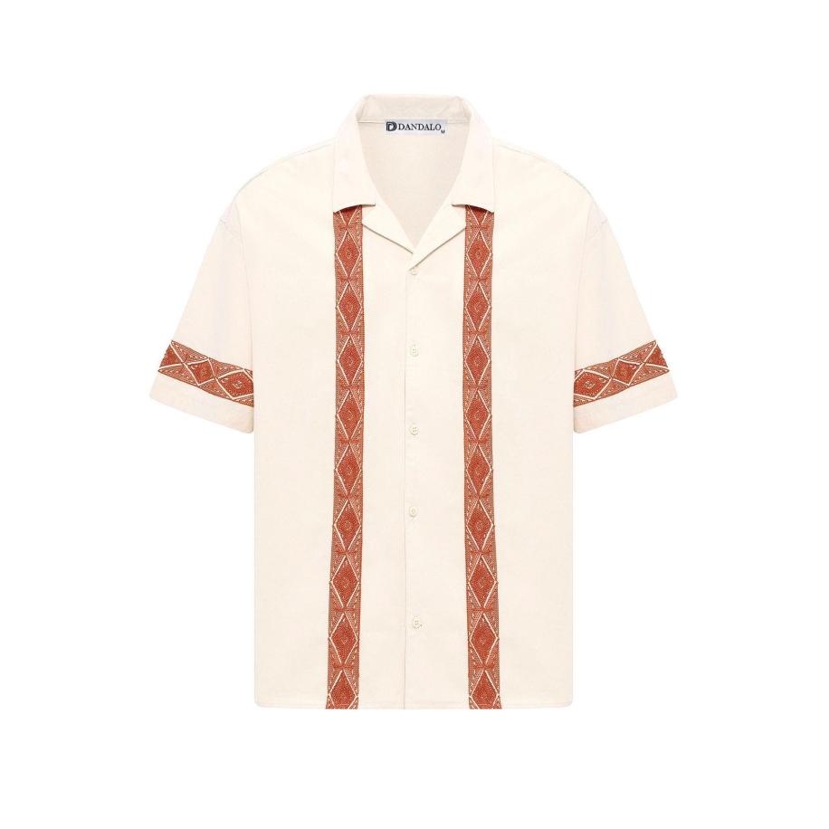 Dandalo Dandalo Overhemd chamois / kreeft -
