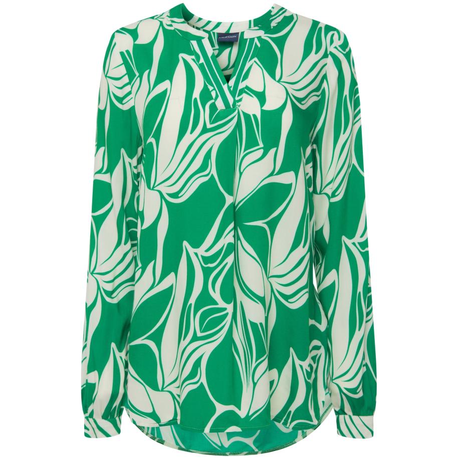 LAURASØN LAURASØN Blouse beige / groen -