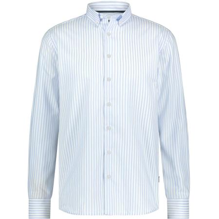 State Of Art Dobby Overhemd Streep Lichtblauw