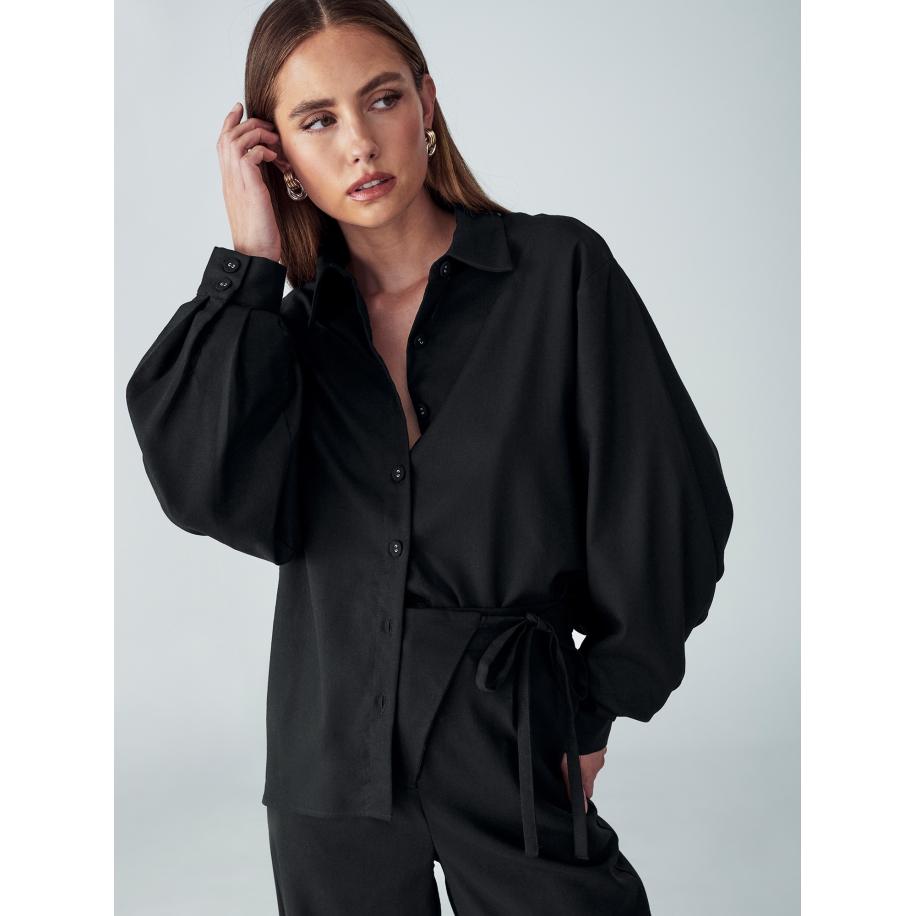 Willa Willa Blouse Lagoon zwart -
