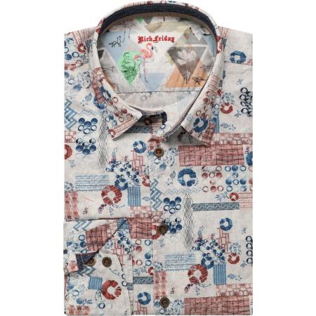 Rich Friday by Jupiter Overhemd grijs, Motief