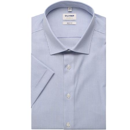 OLYMP Level Five Overhemd Korte mouw blauw
