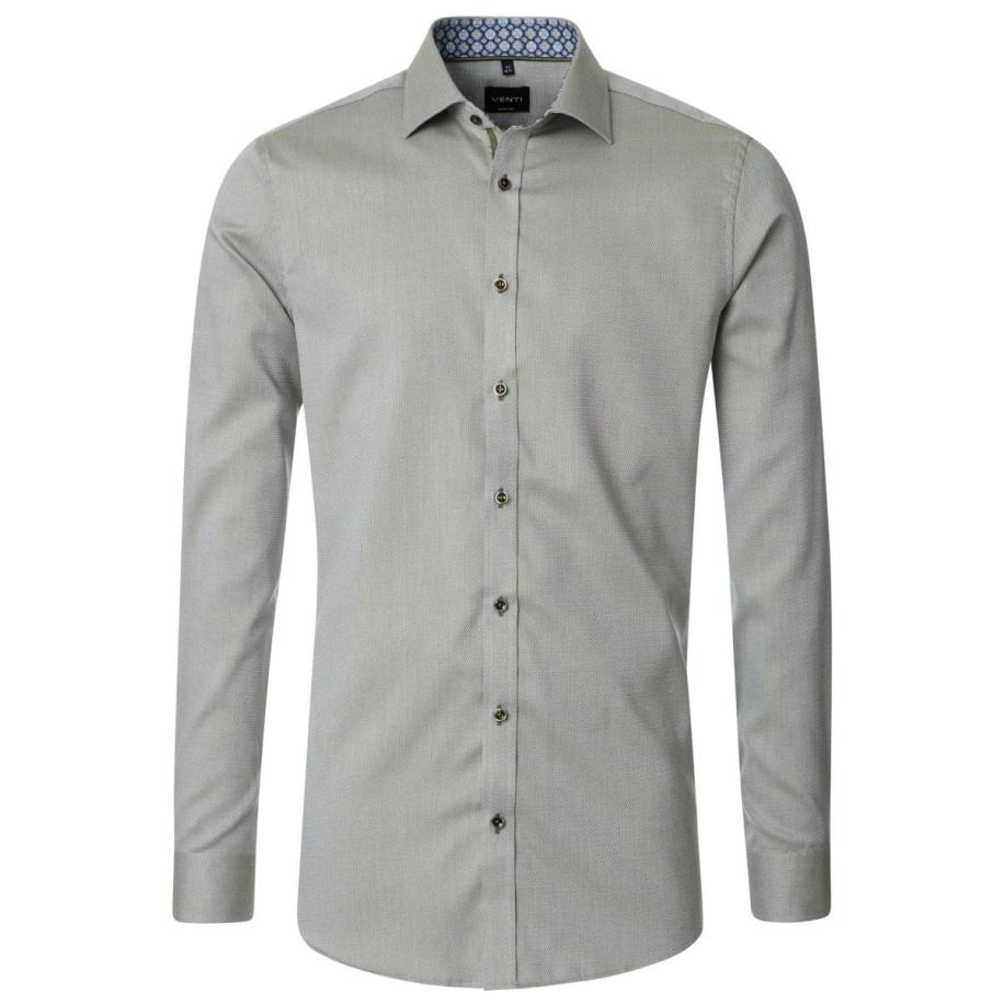 Venti Overhemd groen, Faux-uni Groen