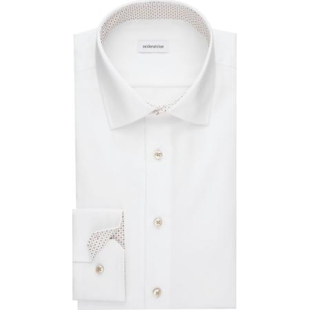 Seidensticker Overhemd wit, Effen
