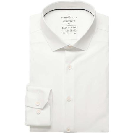 Marvelis Performance Overhemd ecru, Effen