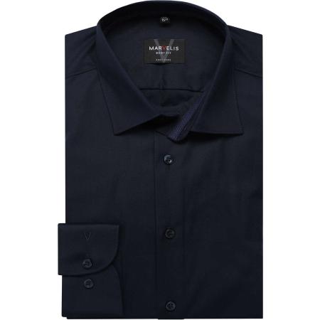 Marvelis Overhemd abrikoos, Effen