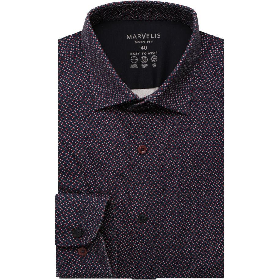 Marvelis Performance Jersey shirt rood, Bedrukt Rood