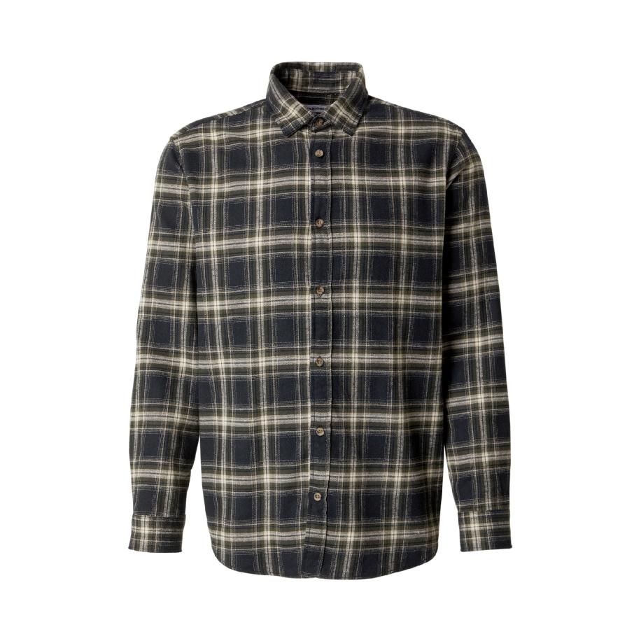 Jack & Jones JACK & JONES Overhemd JJJOSHUA olijfgroen / zwart / wit -