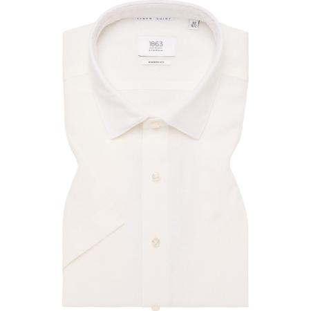 ETERNA 1863 Linnen Overhemd veelkleurig, Effen