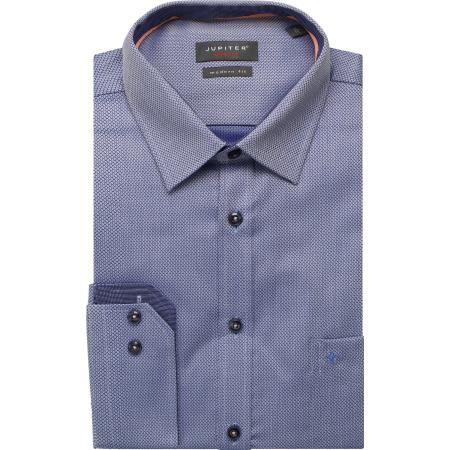 Jupiter Noblesse Overhemd blauw, Motief