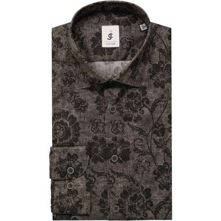 Jupiter Smart Casual Overhemd olijf, Motief