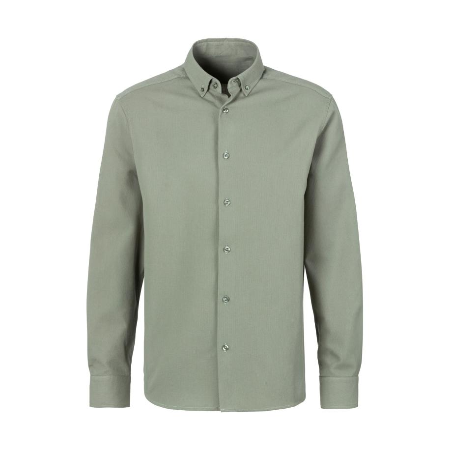 H.I.S H.I.S Overhemd pastelgroen -