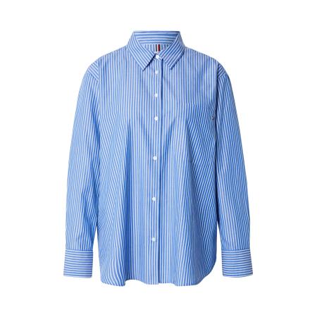 Tommy Hilfiger TOMMY HILFIGER Blouse Ess blauw / wit