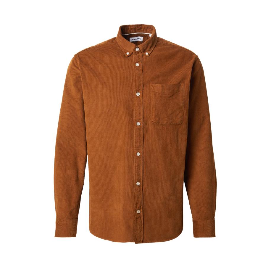 JACK & JONES Overhemd ECLASSIC cognac Bruin