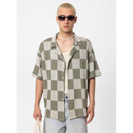 VAMOS CLO Overhemd beige / kaki