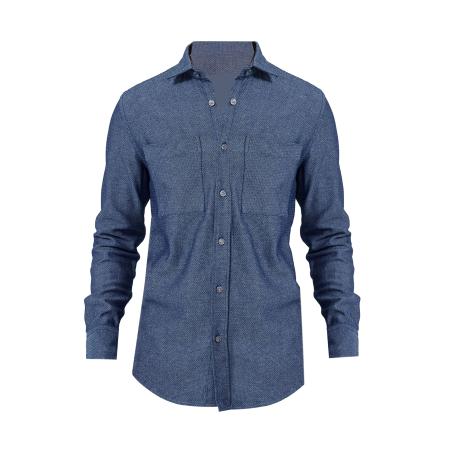 By Diess Collection By Diess Collection Overhemd navy / hemelsblauw