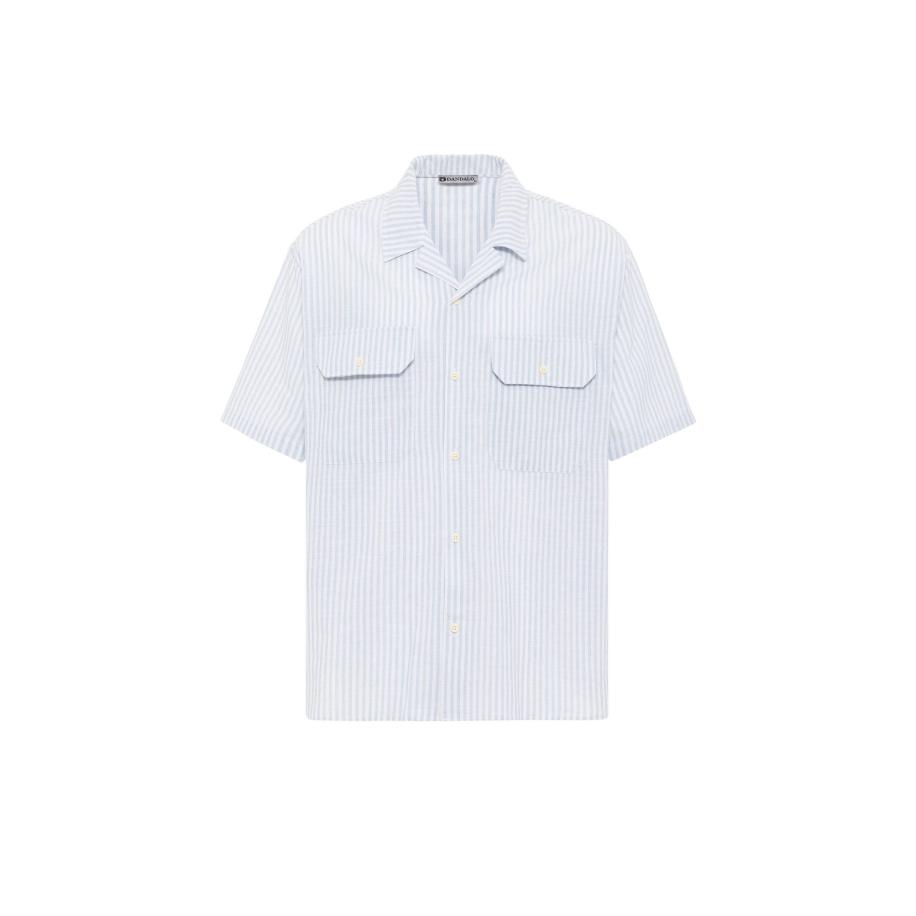 Dandalo Dandalo Overhemd lichtblauw / wit -