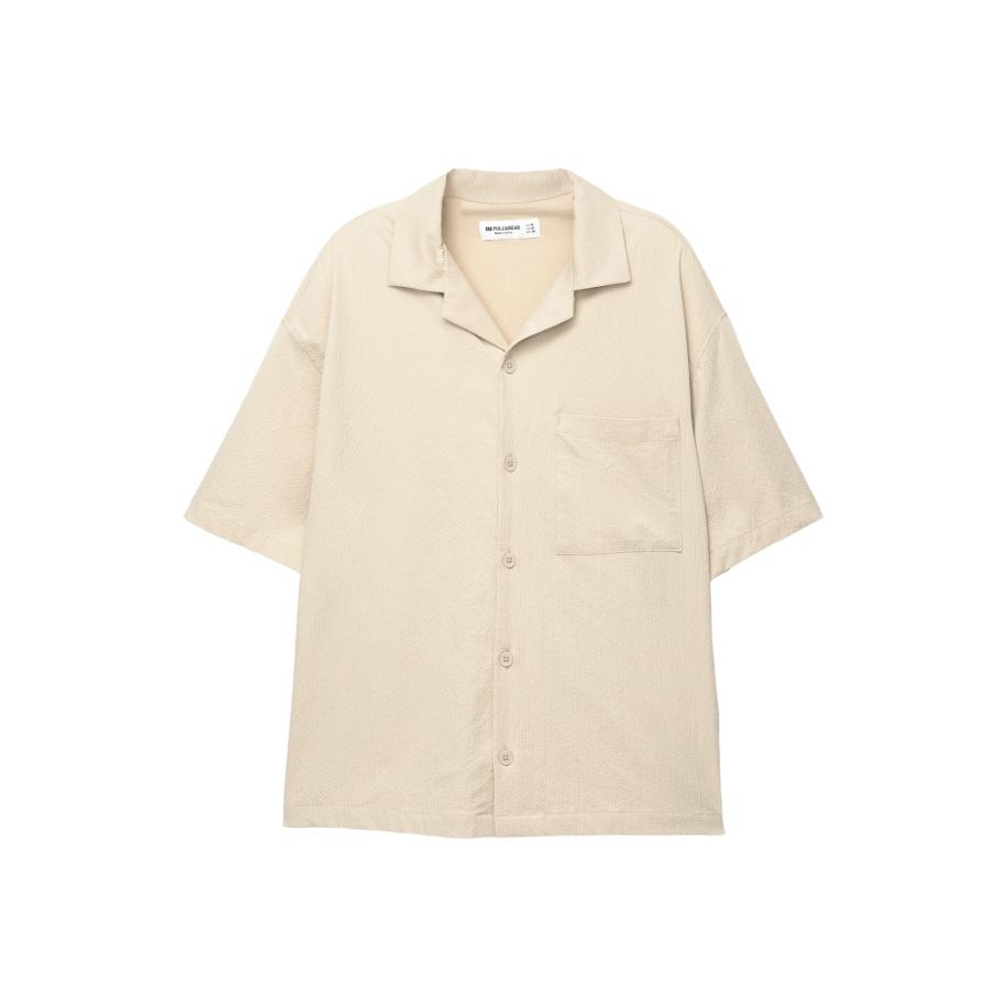 Pull&Bear Pull&Bear Overhemd sand -