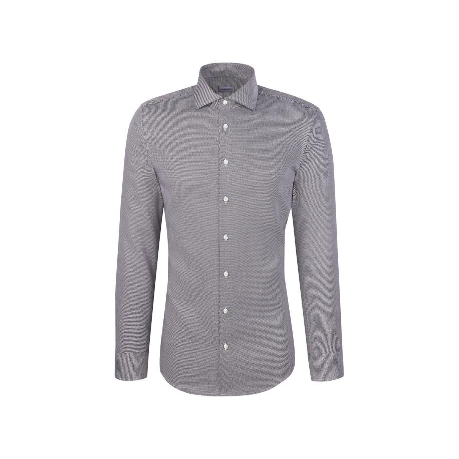SEIDENSTICKER Zakelijk overhemd lichtgrijs Grijs