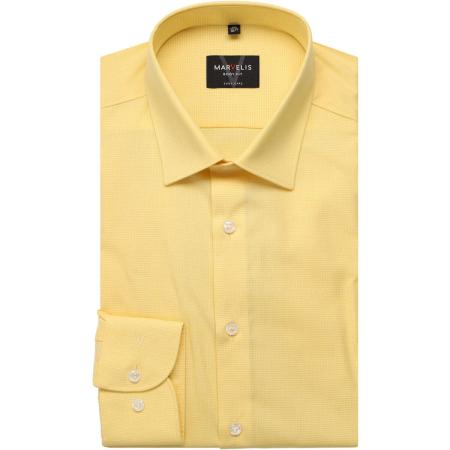 Marvelis Overhemd geel, Ruit
