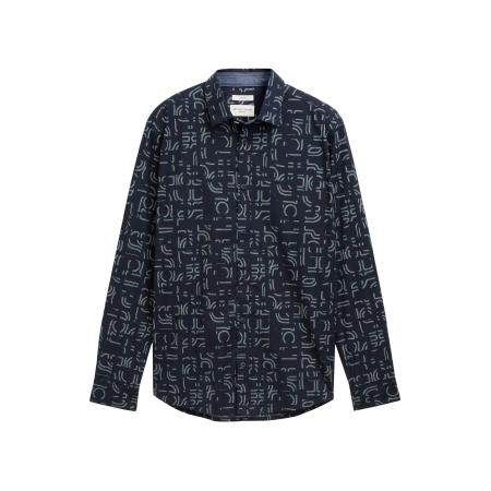 Tom Tailor TOM TAILOR Overhemd marine / groen / wit
