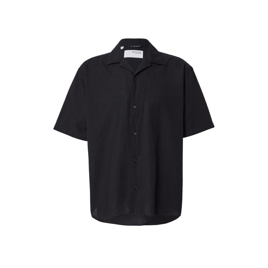 Selected SELECTED Overhemd SLHBOXY-SUN zwart -