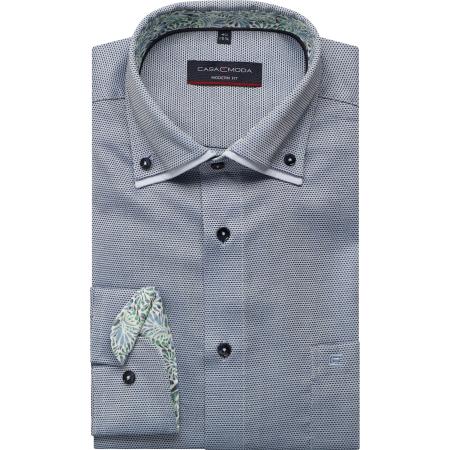 Casa Moda Overhemd blauw, Faux-uni